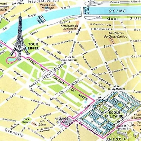 Chic Tour Eiffel Near Eiffel Tower 7th Floor פריז
