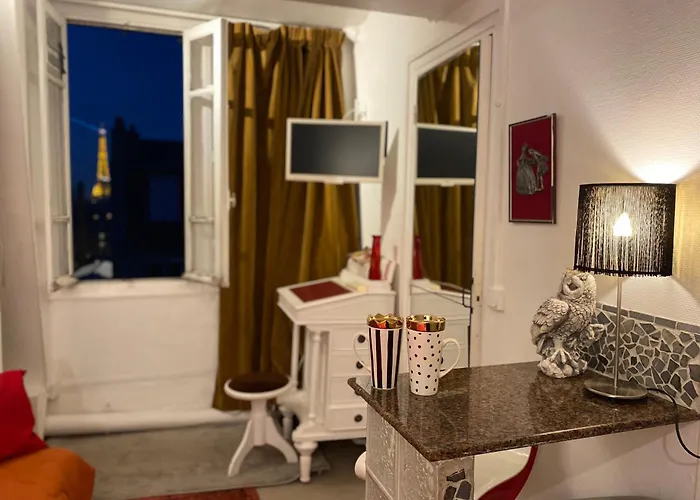 Chic Tour Eiffel Near Eiffel Tower 7th Floor דירה *